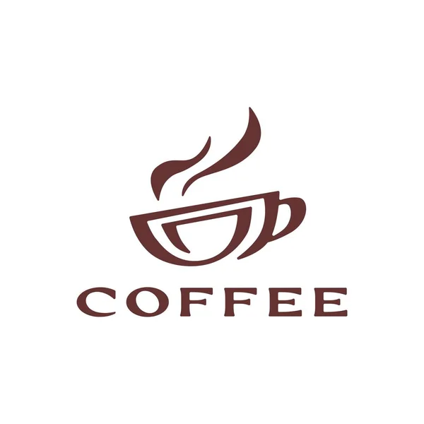 Kaffee Logo Vektor Symbol Abbildung — Stockvektor