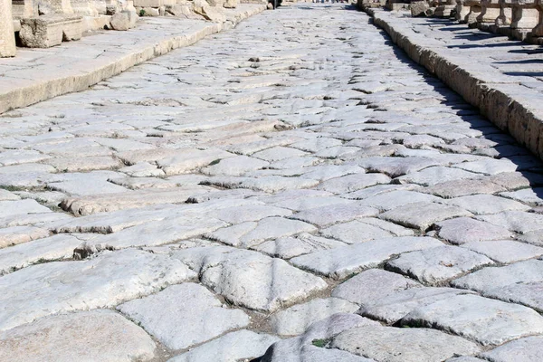 Antigua Ciudad Romana Jerash Patrimonio Cultural Humanidad Por Unesco Jordania — Foto de Stock