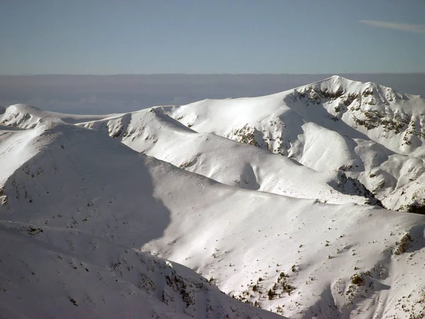 Winter Snow Landscape Godeanu Mountains Charpatians Mountains Romania — Stock Photo, Image