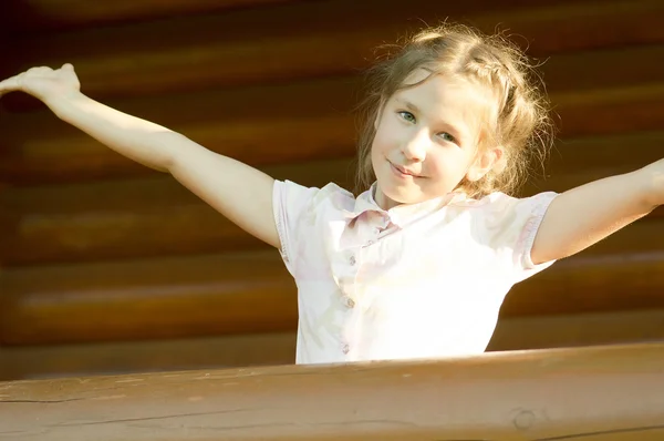 Outdoor portrait of girl. — Stock Photo, Image