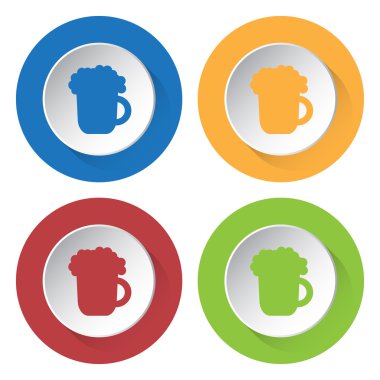 dört kutsal kişilerin resmi - bira kümesi