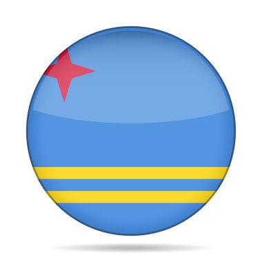 Aruba bayrağı düğmesi