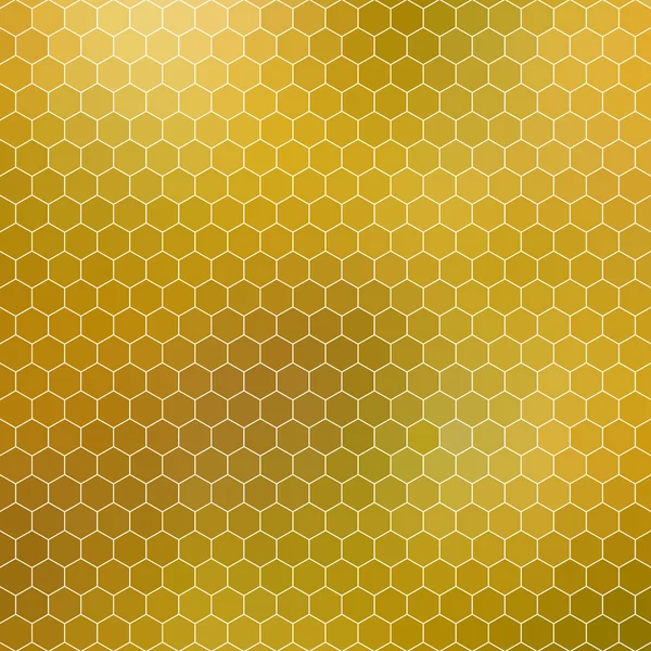 Favo de mel - grade hexagonal geométrica abstrata —  Vetores de Stock