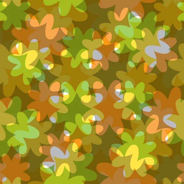 Abstract floral seamless pattern — Stock Vector