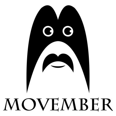 Movember - adam bıyık ve maske