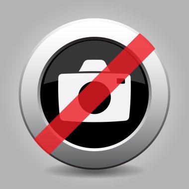 gri krom düğmesi - kamera yok