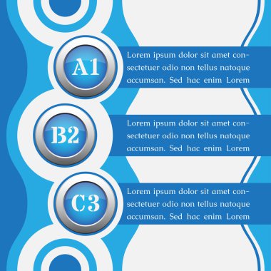 Mavi infographics afiş - tasarım şablonları
