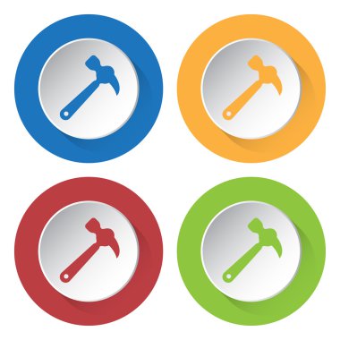 dört kutsal kişilerin resmi - pençe çekiç kümesi