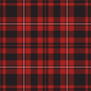 sorunsuz illüstrasyon - kırmızı tartan