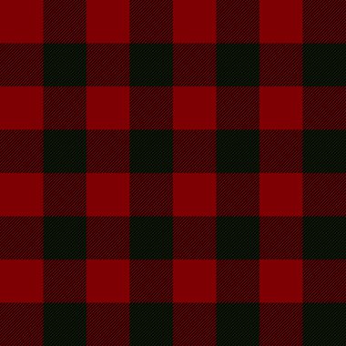 seamless illustration - red tartan clipart