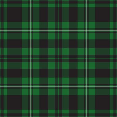 sorunsuz illüstrasyon - yeşil tartan