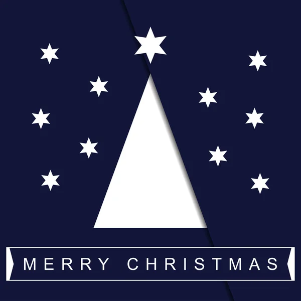 tebrik kartı, metin ile beyaz Noel ağacı