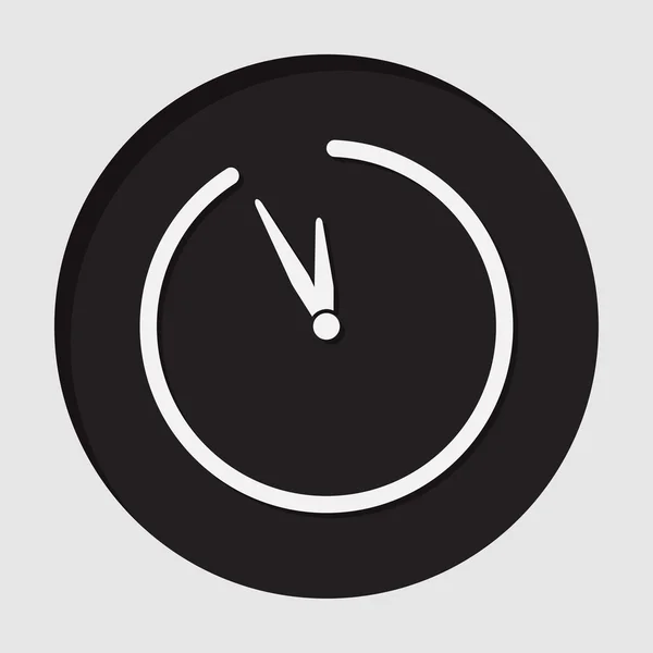 Icono de información - reloj de última hora — Archivo Imágenes Vectoriales