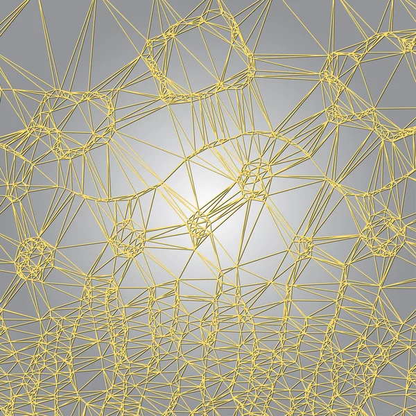 Abstraktes Netz mit Hintergrundlicht — Stockvektor