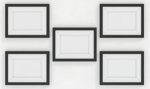 Imagem Vazia Quadro Fundo Renderização — Fotografia de Stock