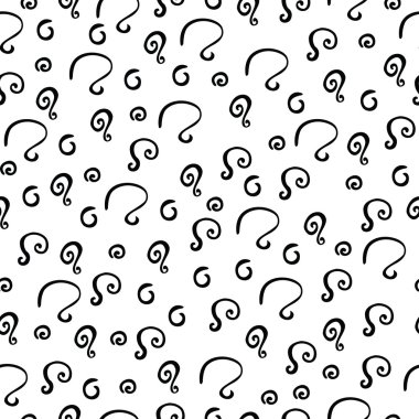Vektör desen çeşitli swirls ile