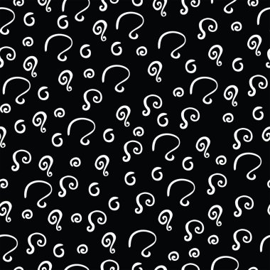 Vektör desen çeşitli swirls ile