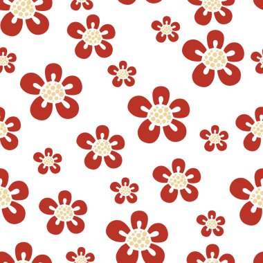 çiçek desenle vektör