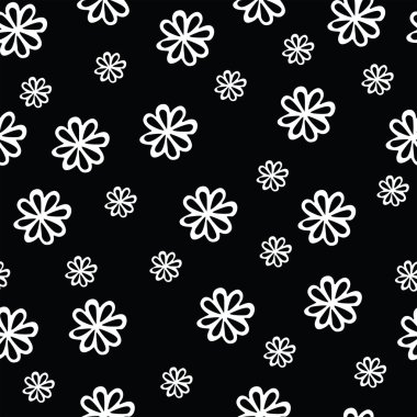 çiçek desenle vektör