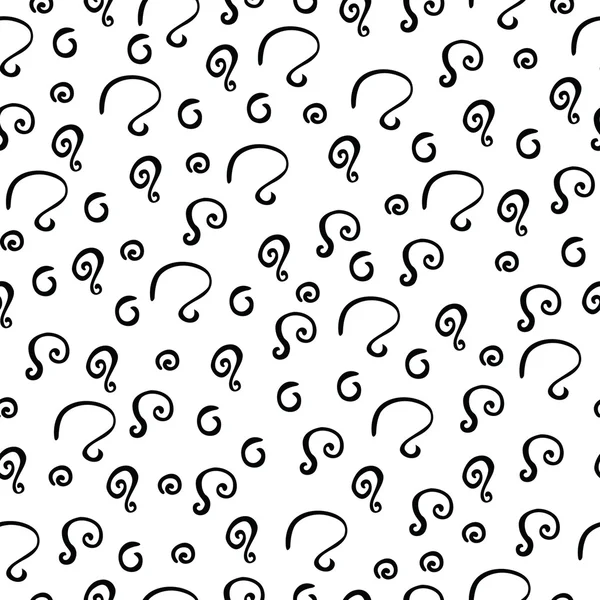 Vektör desen çeşitli swirls ile