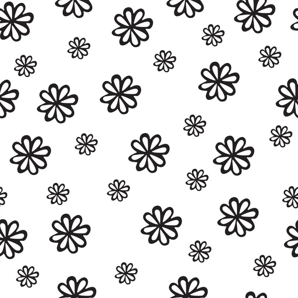 Vector patroon met bloemen — Stockvector