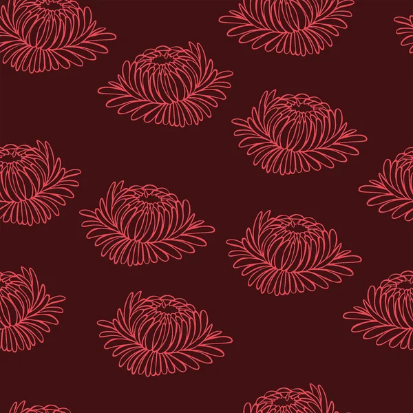 Vector patroon met bloemen — Stockvector