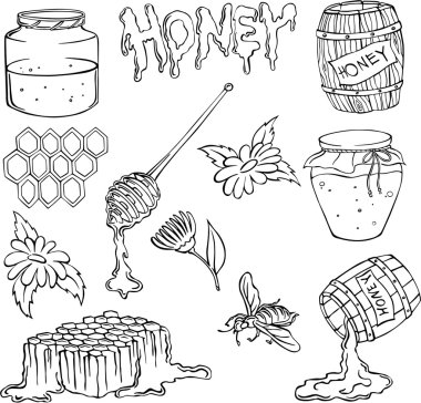 bal vektör illüstrasyonu