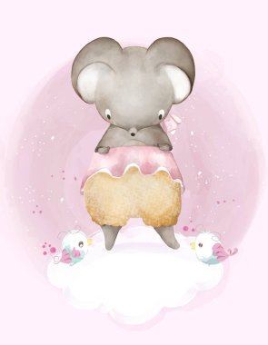 Hayvan resimleri, tatlı vahşi yaşam, suluboya geçit töreni, müzik, eğlenceli yaz kutlamaları.