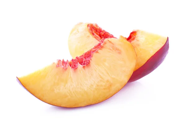 Slice of peach — Stock Photo, Image