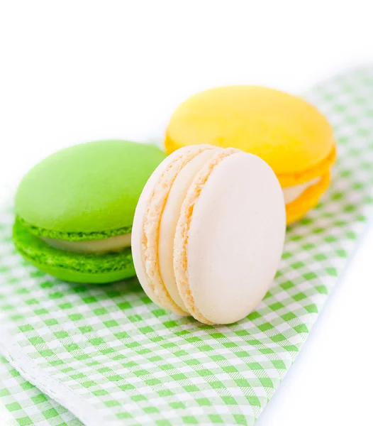 Colourful french macaroons. — Stock Photo, Image