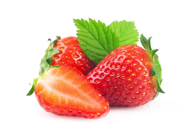 Frische reife Erdbeeren. — Stockfoto