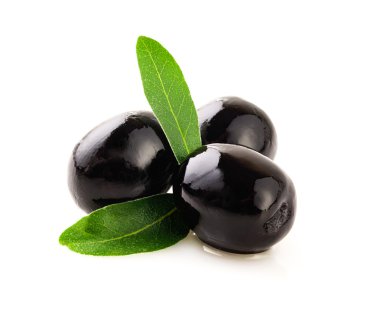 Beyaz üstüne Siyah Zeytin .