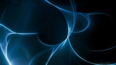 Minimalist koyu mavi parlak çizgili