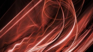 Kremsi dalgalı ışık kırmızı çizgileri