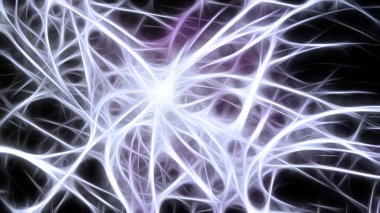 Arka plan ile parlayan ışık mavi çizgiler