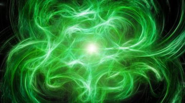 Doymuş yeşil renk ile yeşil arka plan