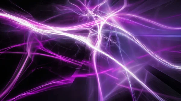 Magiczna energia fioletowy błyskawica — Zdjęcie stockowe