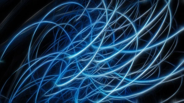 Spirala streszczenie energii niebieskie świecące pasy — Zdjęcie stockowe