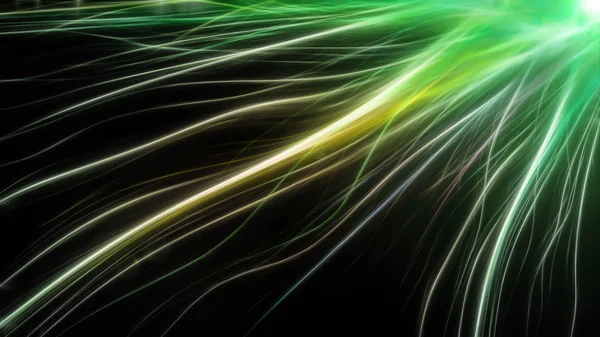 Abstrato linhas coloridas de energia longa — Fotografia de Stock