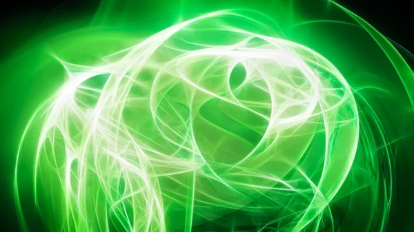 Abstract green light sphere — Stock Photo, Image