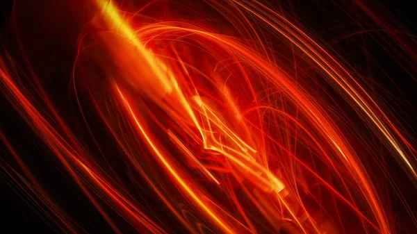 Abstract red sparks of the hot lava — Stock Photo, Image