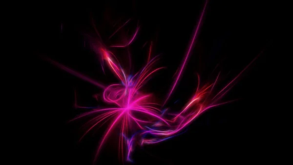 粉红色的简约能量光束的形式 — 图库照片