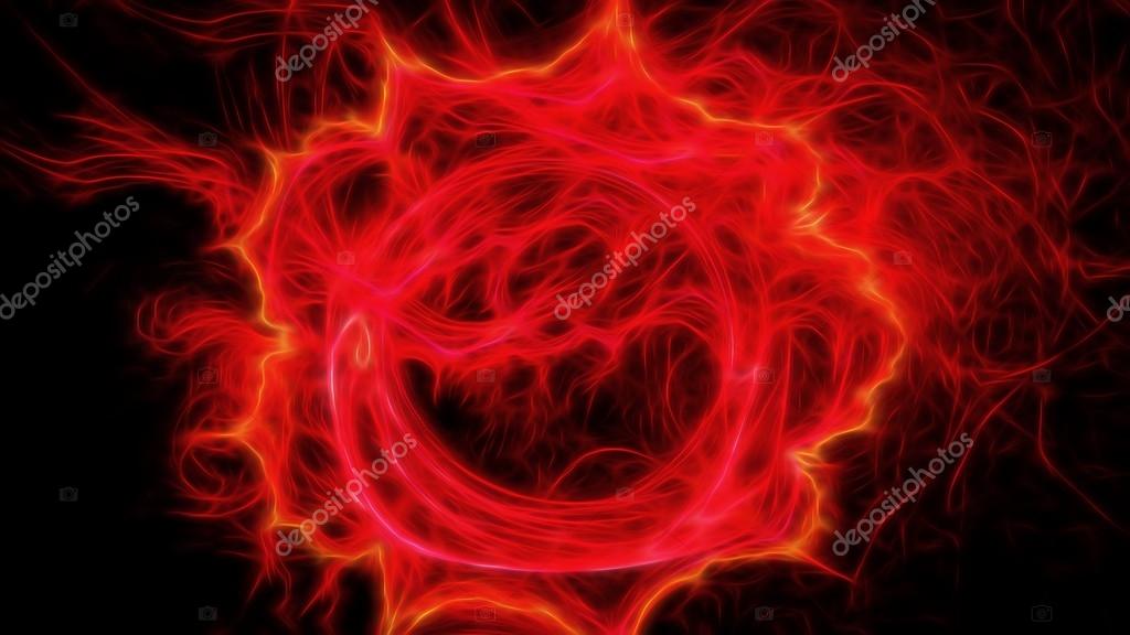 추상 뜨거운 붉은 에너지 배경 — 스톡 사진 © ReacherAngmel 84613720