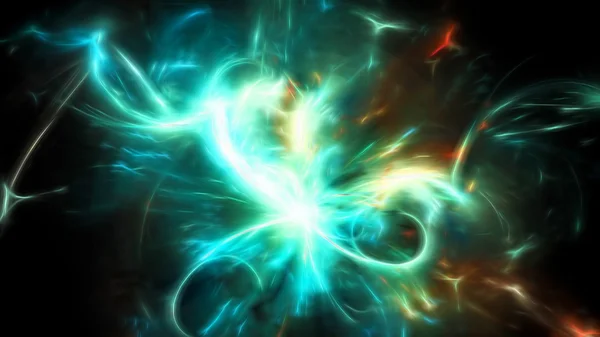 Beautiful glowing fractal effect — Stock Photo, Image