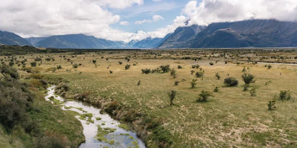 Vista Panorámica Del Parque Nacional Monte Cook Nueva Zelanda — Foto de Stock