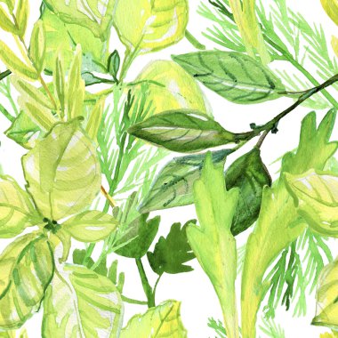 Egzotik yapraklar pürüzsüz desen