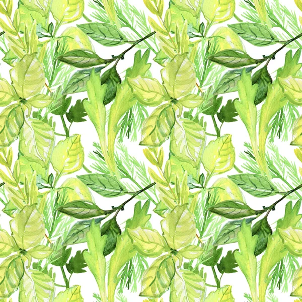 Exotic leaves Seamless pattern — Stock Photo, Image