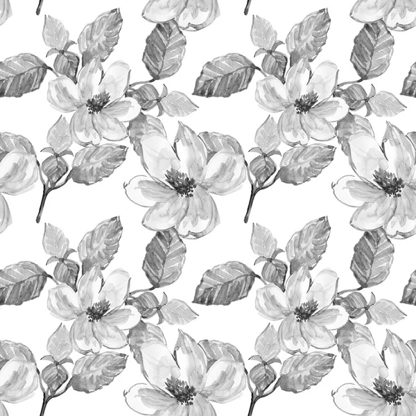 열 대 꽃 그림 패턴 — 스톡 사진
