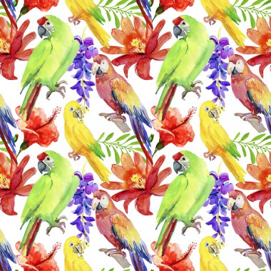 suluboya çiçek deseni 