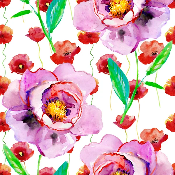 Pattern of beautiful flowers — Stock Photo, Image